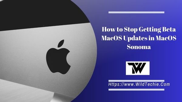 How to Stop Getting Beta MacOS Updates in MacOS Sonoma